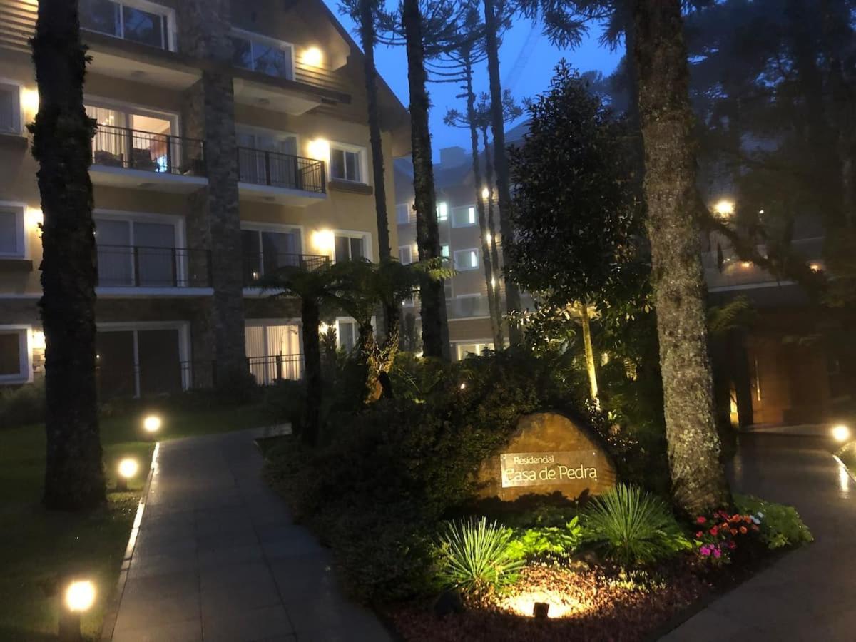 Excelente Apartamento Em Gramado/Rs No Condominio Casa De Pedra Dış mekan fotoğraf